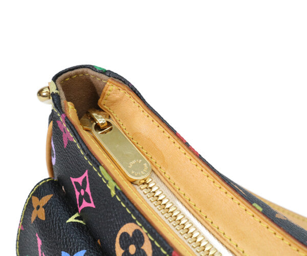 LOUIS VUITTON ルイヴィトン 06年 M40054 モノグラムマルチカラー ノワール ロッジPM ショルダーバッグ
