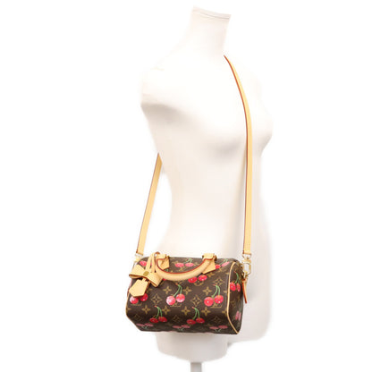 LOUIS VUITTON ルイヴィトン ×村上隆 M13094 モノグラムチェリー スピーディバンドリエール20 ショルダーバッグ
