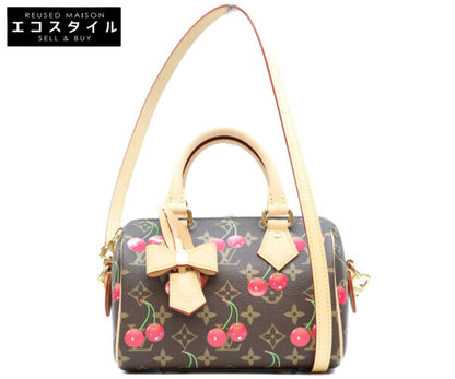 LOUIS VUITTON ルイヴィトン ×村上隆 M13094 モノグラムチェリー スピーディバンドリエール20 ショルダーバッグ