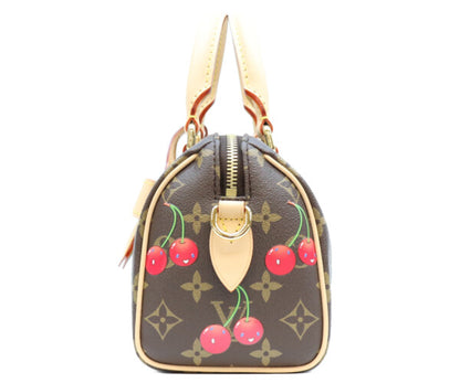 LOUIS VUITTON ルイヴィトン ×村上隆 M13094 モノグラムチェリー スピーディバンドリエール20 ショルダーバッグ