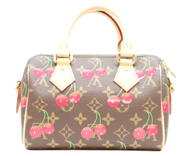 LOUIS VUITTON ルイヴィトン ×村上隆 M13094 モノグラムチェリー スピーディバンドリエール20 ショルダーバッグ