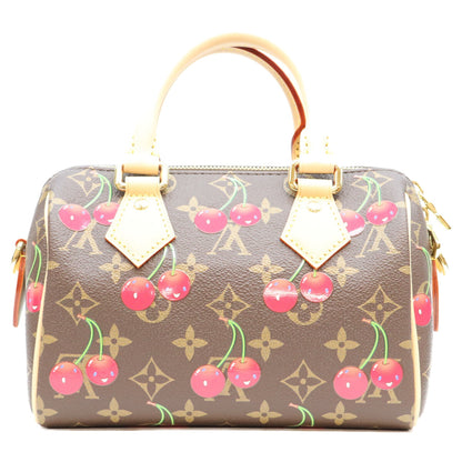 LOUIS VUITTON ルイヴィトン ×村上隆 M13094 モノグラムチェリー スピーディバンドリエール20 ショルダーバッグ