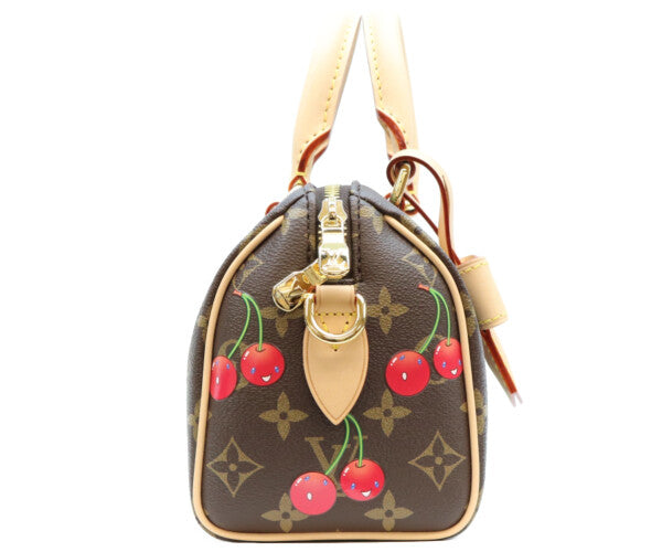 LOUIS VUITTON ルイヴィトン ×村上隆 M13094 モノグラムチェリー スピーディバンドリエール20 ショルダーバッグ