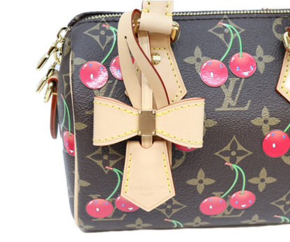 LOUIS VUITTON ルイヴィトン ×村上隆 M13094 モノグラムチェリー スピーディバンドリエール20 ショルダーバッグ