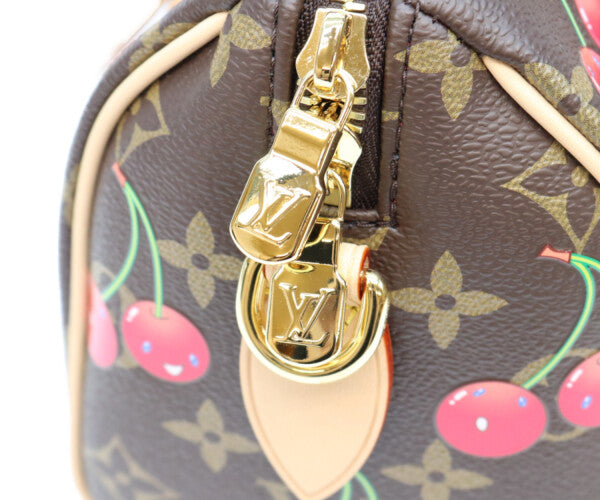 LOUIS VUITTON ルイヴィトン ×村上隆 M13094 モノグラムチェリー スピーディバンドリエール20 ショルダーバッグ