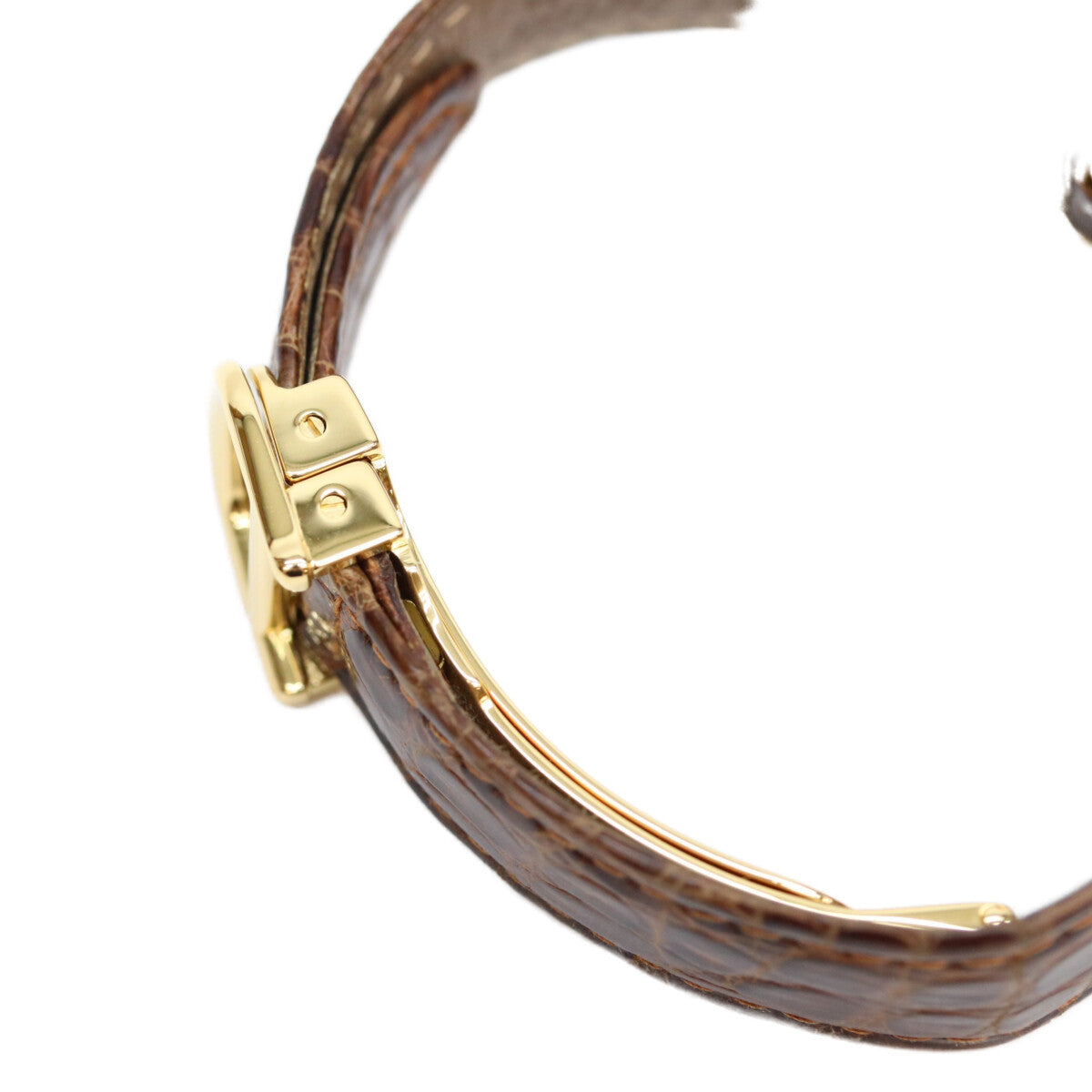 Cartier カルティエ 90s 925 マストヴァンドームヴェルメイユSM サイドトリニティ文字盤 QZ 革 腕時計