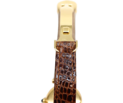 Cartier カルティエ 90s 925 マストヴァンドームヴェルメイユSM サイドトリニティ文字盤 QZ 革 腕時計