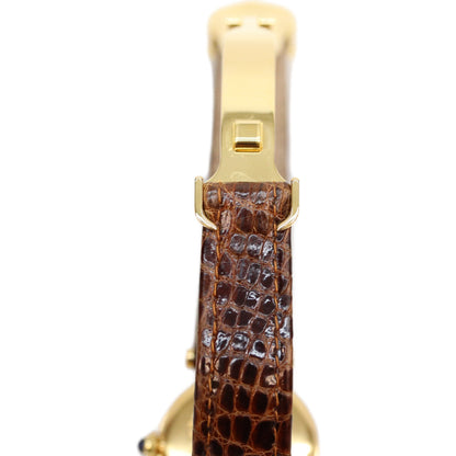 Cartier カルティエ 90s 925 マストヴァンドームヴェルメイユSM サイドトリニティ文字盤 QZ 革 腕時計