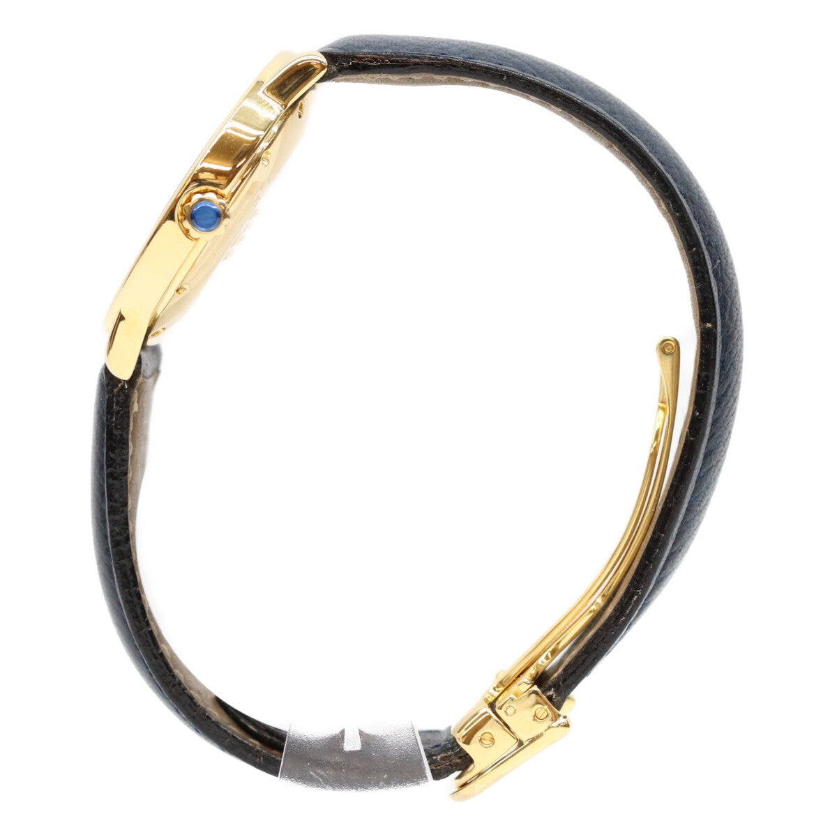 Cartier カルティエ W1006822 925 マストロンドLM ヴェルメイユ デイト アイボリーローマ文字盤 革 QZ 腕時計