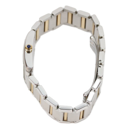 Cartier カルティエ W51007Q4 SS YG タンクフランセーズSM QZ 腕時計
