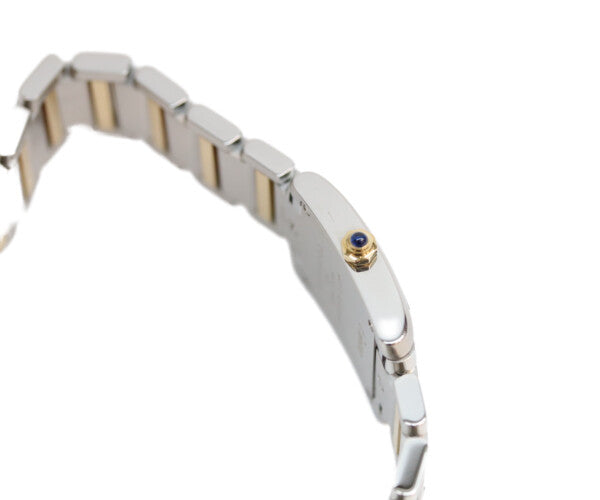 Cartier カルティエ W51007Q4 SS YG タンクフランセーズSM QZ 腕時計
