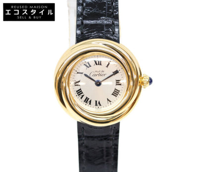 Cartier カルティエ W1010644 925 ローマシルバー文字盤 マストトリニティ ベルメイユ QZ 腕時計