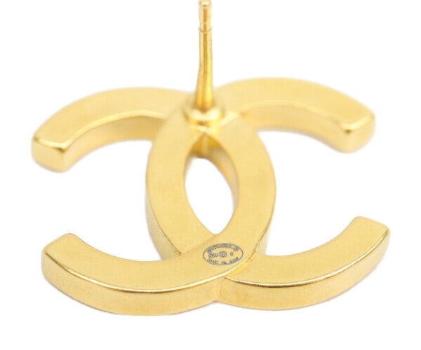 CHANEL シャネル B24K ゴールド ラインストーン ココマークピアス ピアス
