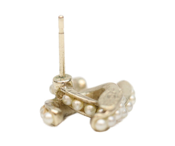 CHANEL シャネル A13B ゴールド パール ミニココマーク ピアス ピアス