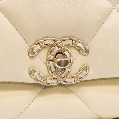 CHANEL シャネル AS1160 イエロー ラムスキン シャネル19 スモール チェーンショルダーバッグ ショルダーバッグ