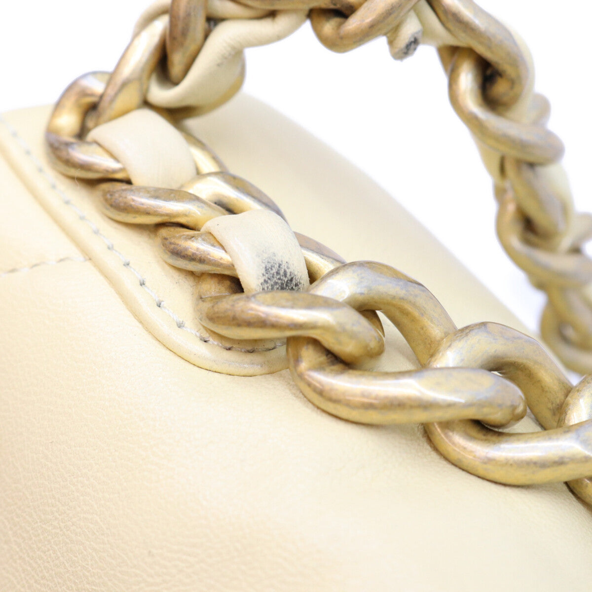 CHANEL シャネル AS1160 イエロー ラムスキン シャネル19 スモール チェーンショルダーバッグ ショルダーバッグ