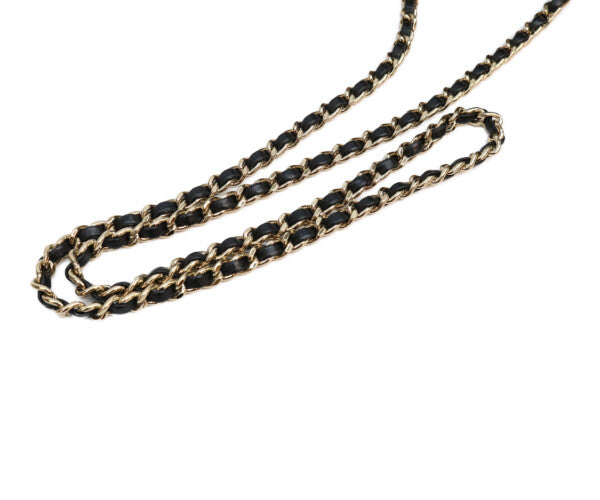 CHANEL シャネル AS2431 黒 ラム G金具 トップハンドル ミニマトラッセ20 ショルダーバッグ