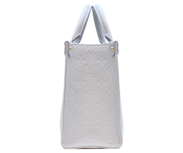 LOUIS VUITTON ルイヴィトン M46840 モノグラムアンプラント ブルー オンザゴーPM ショルダーバッグ
