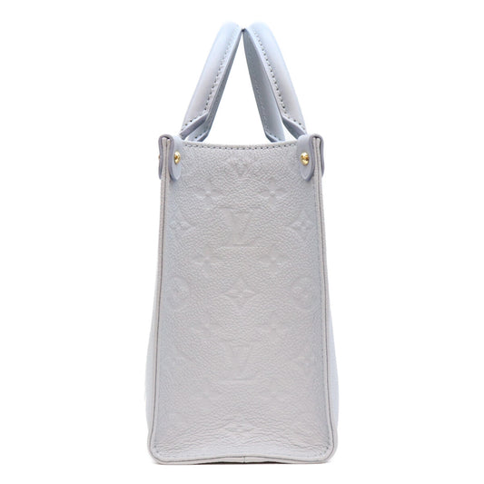 LOUIS VUITTON ルイヴィトン M46840 モノグラムアンプラント ブルー オンザゴーPM ショルダーバッグ