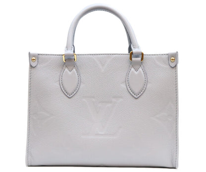 LOUIS VUITTON ルイヴィトン M46840 モノグラムアンプラント ブルー オンザゴーPM ショルダーバッグ