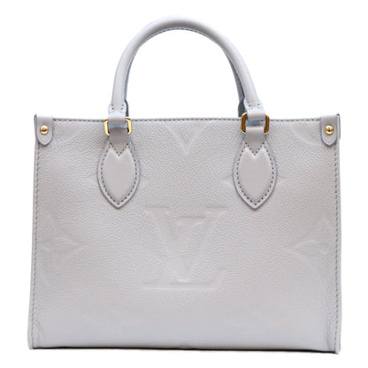 LOUIS VUITTON M46840 Monogram Empreinte Blue OnTheGo PM Shoulder Bag