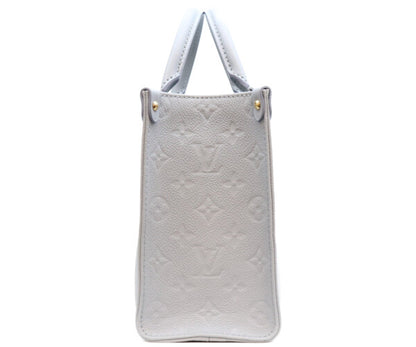 LOUIS VUITTON ルイヴィトン M46840 モノグラムアンプラント ブルー オンザゴーPM ショルダーバッグ