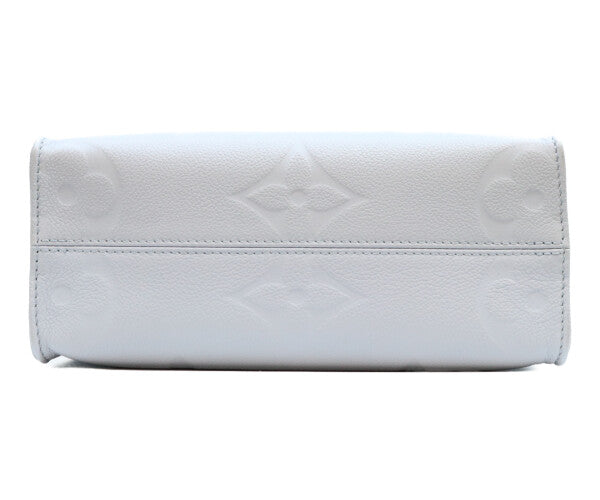 LOUIS VUITTON ルイヴィトン M46840 モノグラムアンプラント ブルー オンザゴーPM ショルダーバッグ