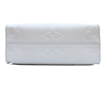 LOUIS VUITTON ルイヴィトン M46840 モノグラムアンプラント ブルー オンザゴーPM ショルダーバッグ