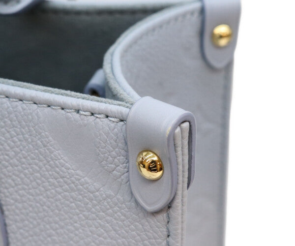 LOUIS VUITTON ルイヴィトン M46840 モノグラムアンプラント ブルー オンザゴーPM ショルダーバッグ