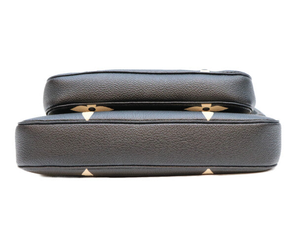 LOUIS VUITTON ルイヴィトン M45777 バイカラーモノグラムアンプラント ブラッククリーム ミュルティポシェットアクセソワール ショルダーバッグ