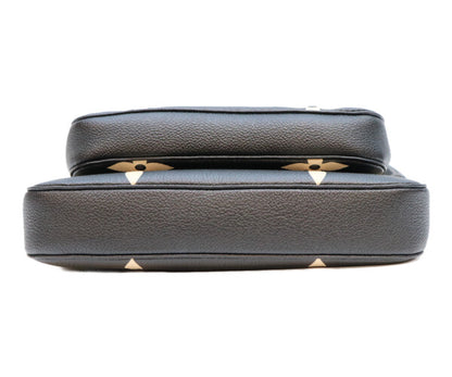 LOUIS VUITTON ルイヴィトン M45777 バイカラーモノグラムアンプラント ブラッククリーム ミュルティポシェットアクセソワール ショルダーバッグ