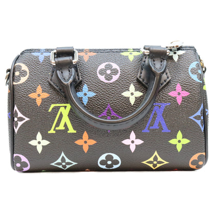 LOUIS VUITTON ルイヴィトン ×村上隆 M13406 マルチカラー ノワール ナノスピーディ ボストンバッグ