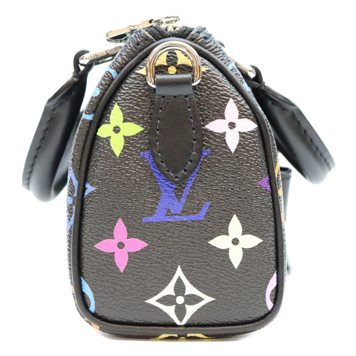 LOUIS VUITTON ルイヴィトン ×村上隆 M13406 マルチカラー ノワール ナノスピーディ ボストンバッグ