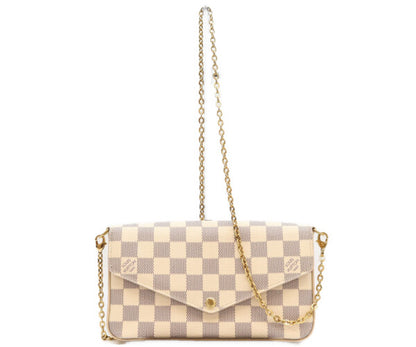 LOUIS VUITTON ルイヴィトン N63106 16年 ダミエアズール ポシェットフェリシー ショルダーバッグ
