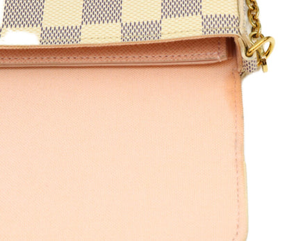 LOUIS VUITTON ルイヴィトン N63106 16年 ダミエアズール ポシェットフェリシー ショルダーバッグ