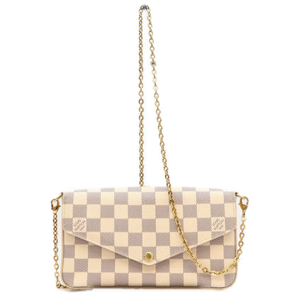 Louis Vuitton N63106 2016 Damier Azur Pochette Félicie Shoulder Bag