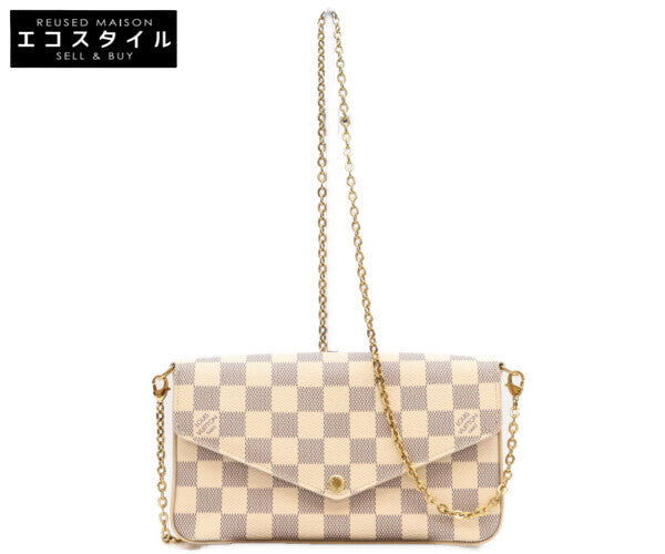 LOUIS VUITTON ルイヴィトン N63106 16年 ダミエアズール ポシェットフェリシー ショルダーバッグ