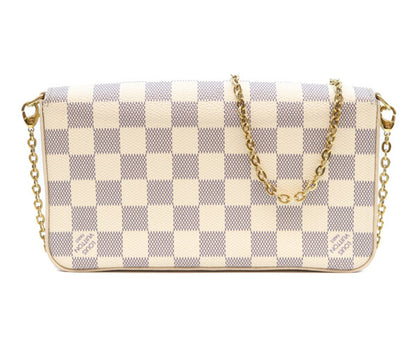 LOUIS VUITTON ルイヴィトン N63106 16年 ダミエアズール ポシェットフェリシー ショルダーバッグ