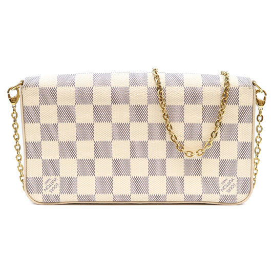 LOUIS VUITTON ルイヴィトン N63106 16年 ダミエアズール ポシェットフェリシー ショルダーバッグ