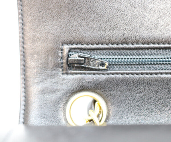 CHANEL シャネル 2番 黒 ラム ダブルフラップ パリ限定 マトラッセ23 チェーンショルダー ショルダーバッグ