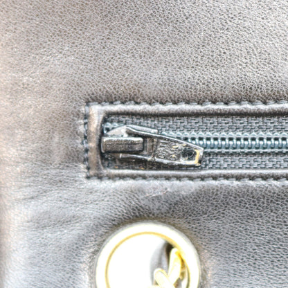 Chanel No. 2 Black Lambskin Double-Flap Paris Limited Matelassé 23 Chain Shoulder Bag Shoulder Bag
