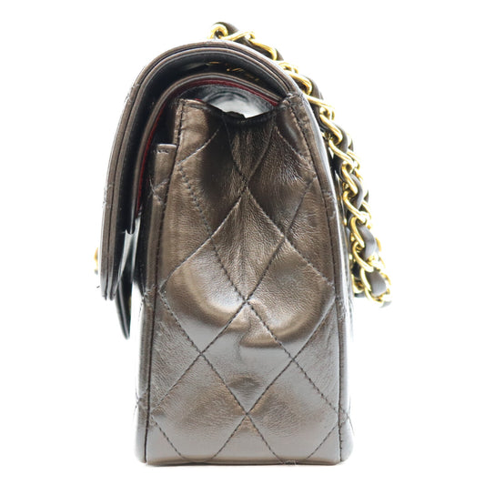 Chanel No. 2 Black Lambskin Double-Flap Paris Limited Matelassé 23 Chain Shoulder Bag Shoulder Bag