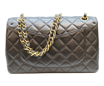 CHANEL シャネル 2番 黒 ラム ダブルフラップ パリ限定 マトラッセ23 チェーンショルダー ショルダーバッグ
