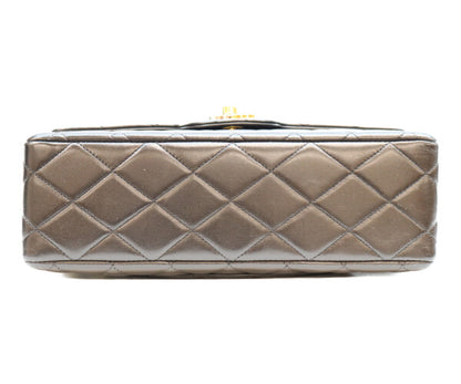 CHANEL シャネル 2番 黒 ラム ダブルフラップ パリ限定 マトラッセ23 チェーンショルダー ショルダーバッグ