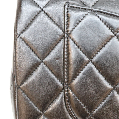 Chanel No. 2 Black Lambskin Double-Flap Paris Limited Matelassé 23 Chain Shoulder Bag Shoulder Bag