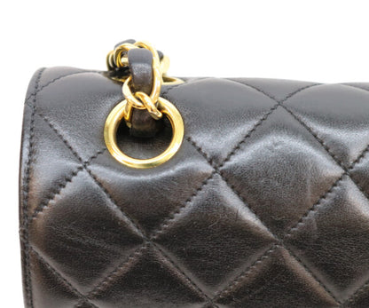 CHANEL シャネル 2番 黒 ラム ダブルフラップ パリ限定 マトラッセ23 チェーンショルダー ショルダーバッグ