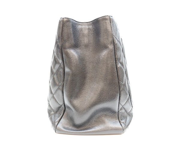 CHANEL シャネル 13番 A50995 黒 キャビア シルバー金具 GST トートバッグ