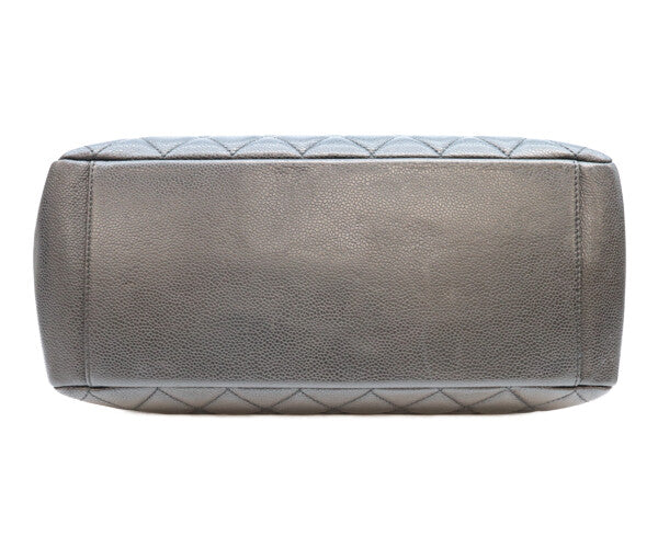 CHANEL シャネル 13番 A50995 黒 キャビア シルバー金具 GST トートバッグ