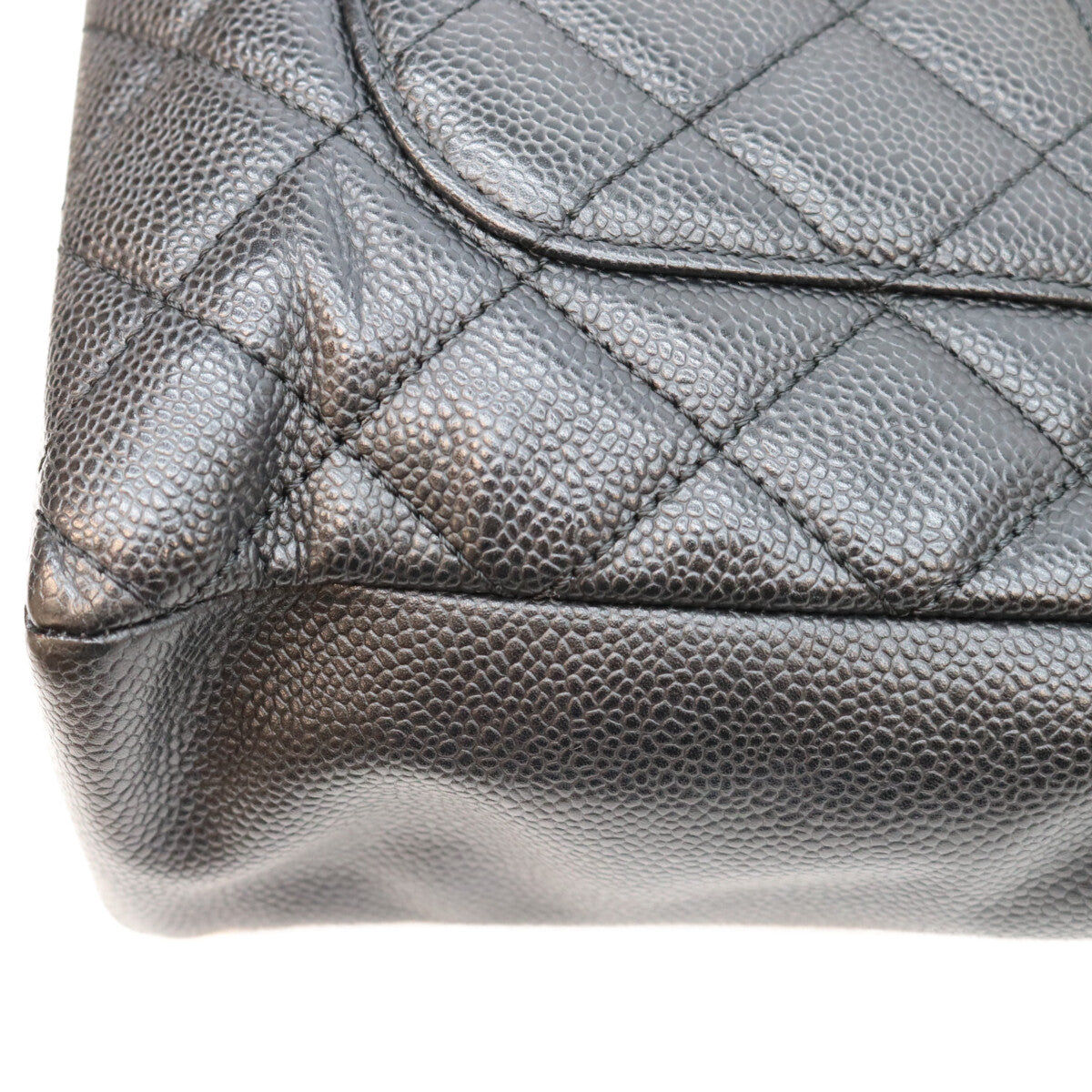 CHANEL シャネル 13番 A20994 黒 キャビア シルバー金具 PSTトート トートバッグ