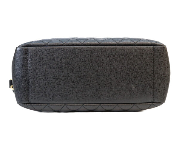 CHANEL シャネル 14番 A50995 黒 キャビア ゴールド金具 GST トートバッグ